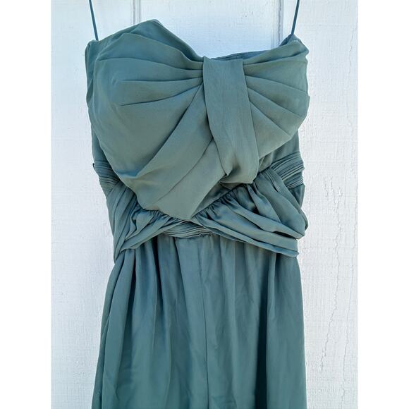 Birdy Grey Dresses Christina Convertible‎ Tulle Maxi Gown in Sage Green, sz XS - Picture 5 of 7